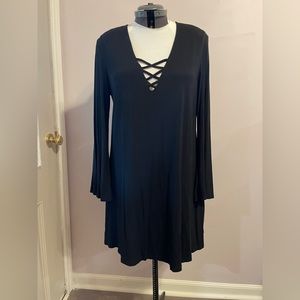 Black long sleeve dress